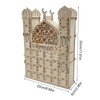 Wooden Ramadan Calendar 30 Storage Drawers LED Light Decorative DIY