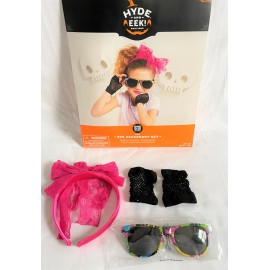 Target Kid's 3+ 80's Rocker Costume Accessory Set Headband Sunglasses Fingerless Gloves