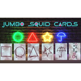 SQUID CARDS STAGE SIZE by Matthew Wright, Magic Trick, Beginner, Intermediate, Advanced, Mentalism, Street Magic