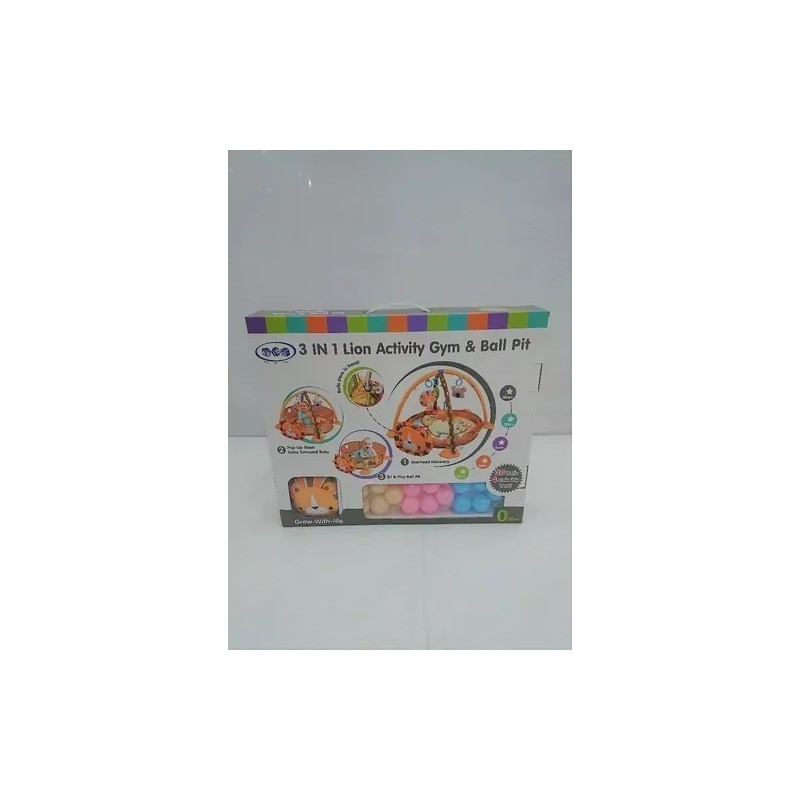 Aeiou Gimnasio Para Bebe Tapete Pelotas Actividades Leon Aeiou