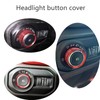 Lanyun Air Conditioner and Headlight Switch Knobs Trim Compatible Jeep