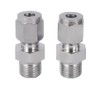 Unifizz 304 Stainless Steel Compression Tube Fittings,Tube OD 10mm, Thread