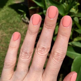 Nude Pink Press on Nails Short Square SWEKKE Petite Fake Nails Full Cover Solid Color Glue on Nails Glossy False Nails with Nail Glue Acrylic Nails Manicure Artificial Nails for Women Girls 24Pcs