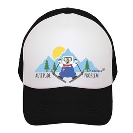 JP DOoDLES Altitude Problem Kids Trucker Hat-52-BK
