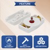 DKARDU 20 Pcs Inline Rotary Cord Switch 3A 125V ON/Off
