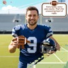 COZYMATE Football Stuffed Animal Plush 3.93 inches Rugby Plush
