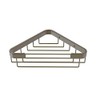 Allied Brass BSK-50ST Toiletry Corner Shower Basket, Antique Brass