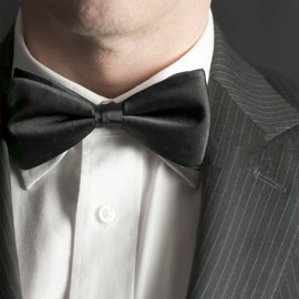 FAVOMOTO Cummerbund Pocket Square Black Celebrations - Set of 3 Men's Cummerbund Bow Tie Pocket Square Bow Tie Black Men's Black Bow Tie Black for Celebrations Men's Cummerbund, black