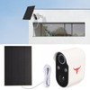 Outdoor Security Camera WiFi Battery Powered Solar Charging HD Night