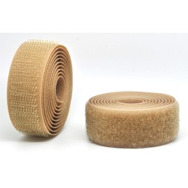 Beige 50mm Sew-on Hook & Loop Tape Alfatex® Brand supplied by the Velcro Companies - Various Lengths (Length: 1m)