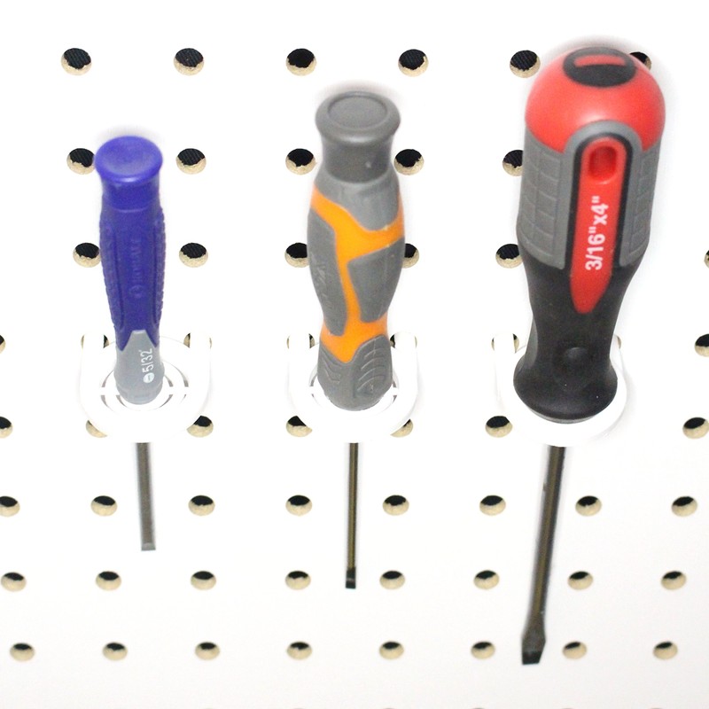 Plastic Multi-Purpose Peg Board Tool Holders Pegboard Wall Hooks -