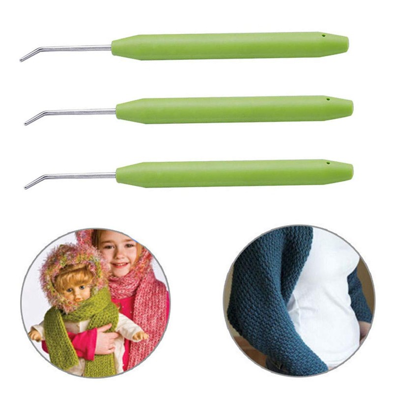 4 Sets Knitting Loom Hooks, Crochet Hook Set with 8