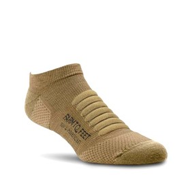 Farm to Feet Fayetteville Low Cut Merino Wool Socks (Coyote Brown, Medium)