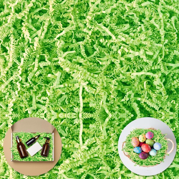 Darfukei Shredded Paper For Gift Baskets, Crinkle Paper Filler 1/2LB