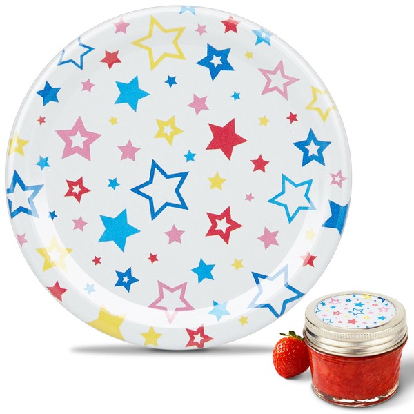 48 Pcs Regular Mouth Canning Lids 70MM for Mason Jars,