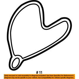 VW OEM Vacuum Pump Gasket 2.5 Jetta Beetle Rabbit Golf Passat SportWagen 07K145215A