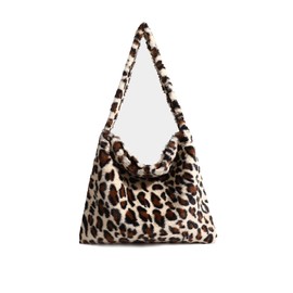 PORRASSO Handbag Women's Shoulder Bag Hobo Bag Large Tote Handbag for Work School Shopper Daily Use, Leopard pattern