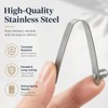 Lechengjia 24 Pcs Tent Pole Push Button Spring Snap Clips,