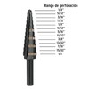 Truper BES-13, Broca escalonada óxido negro 13 escalones 1/8" a