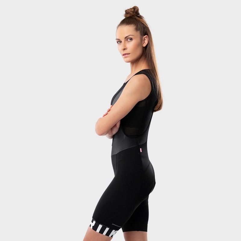 SIROKO - Brabant Women's Cycling Bib Shorts, black