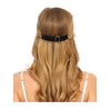 soul young Womens Straw Sun Visor Hat Ponytail Hole UV