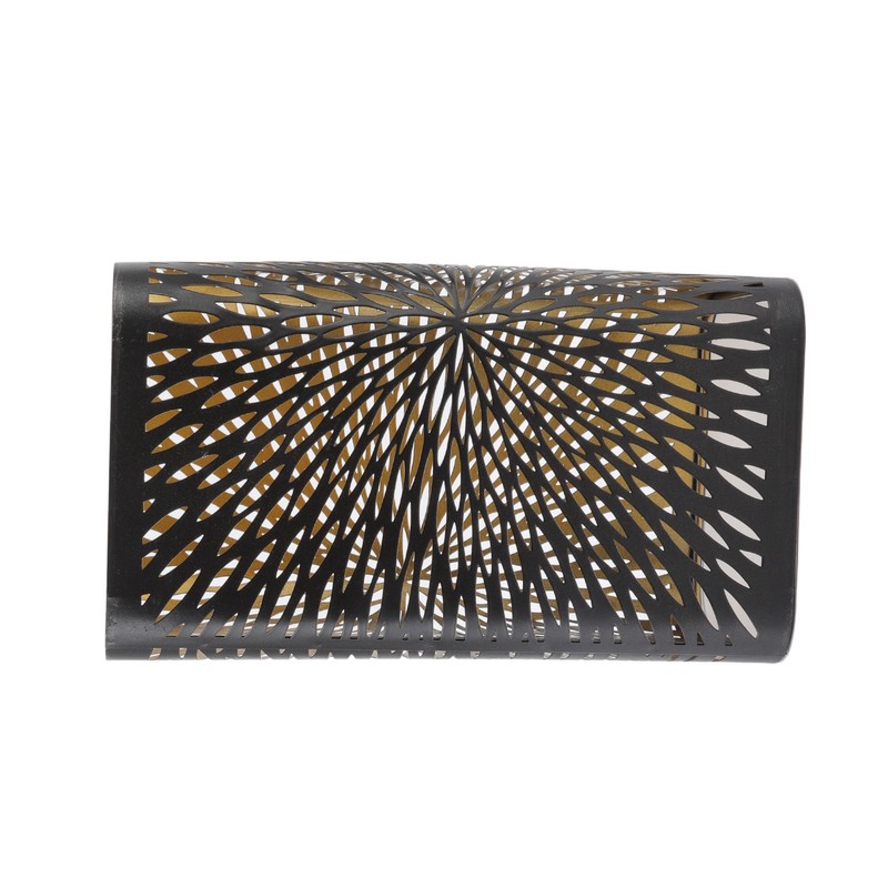 Lamp Shade Wrought Iron Hollow Design Modern Style Detachable Table