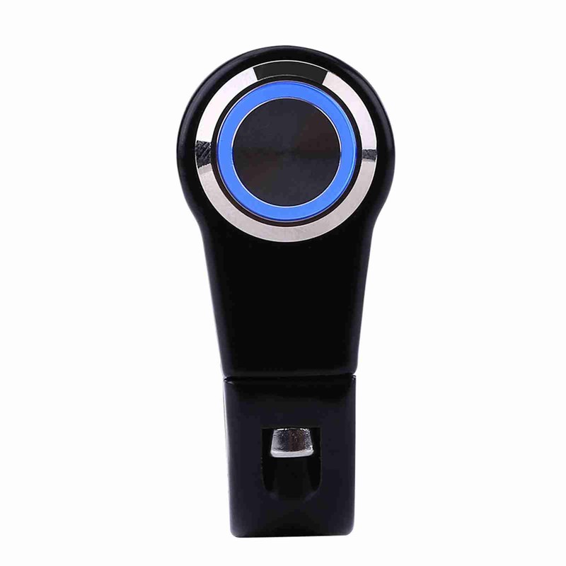 22mm Motorcycle Handlebar Mount Switch Push Button ON/Off Blue Ray