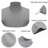 6 Pieces Fake Turtleneck Dickey Collars Half Top Mock Blouse