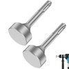 Gokelomg 2 x SDS-Plus T-post earth rod driver, drill bit