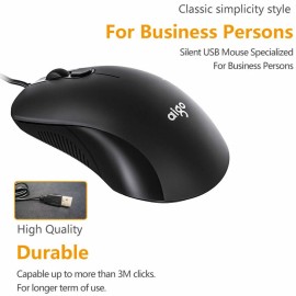 AULA,AIGO Aigo BM21 Slient & AULA RGB Gaming Mouse LED Programmable Optical Backlit Mouse - AIGO BM21