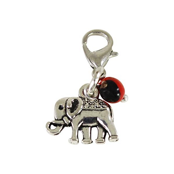 Evelyn Brooks Designs Peruvian Gift Elephant Good Luck Silver Pendant
