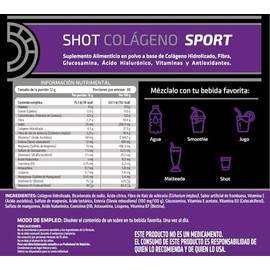 HEALTHADDICTION - Colágeno Sport Efervescente, Sabor Frambuesa, 30 Sobres de 12g, con Colágeno Hidrolizado, Glucosamina y Vitaminas para Fortalecimiento Muscular y Articular