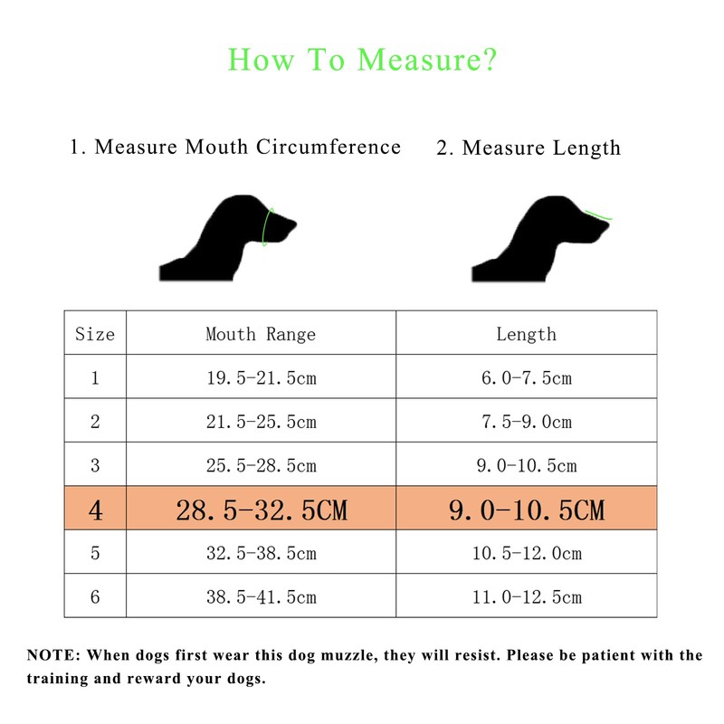 OHCOZZY Dog Muzzle, Basket Muzzle for Small, Medium and Large