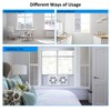 shinic Twin Window Fan with Reversible Airflow, Thermostat Controlled, 3