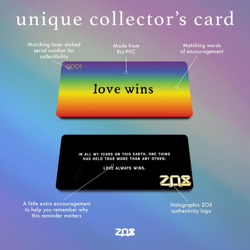 ZOX Bracelets — Love Wins | Stretchy Elastic Band with