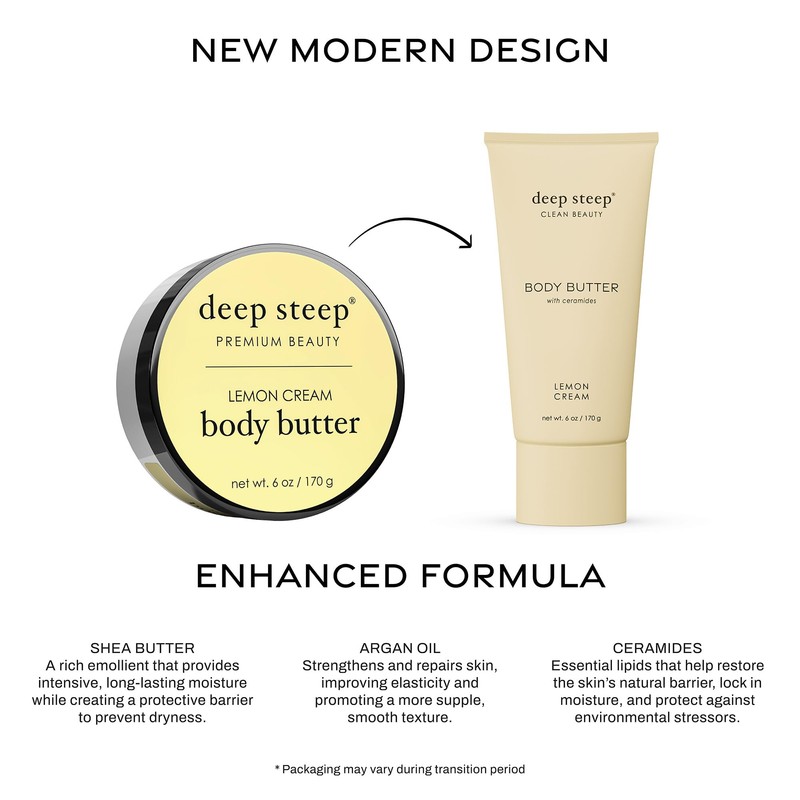 Deep Steep Body Butter, 6 oz – Rich Moisturizer with