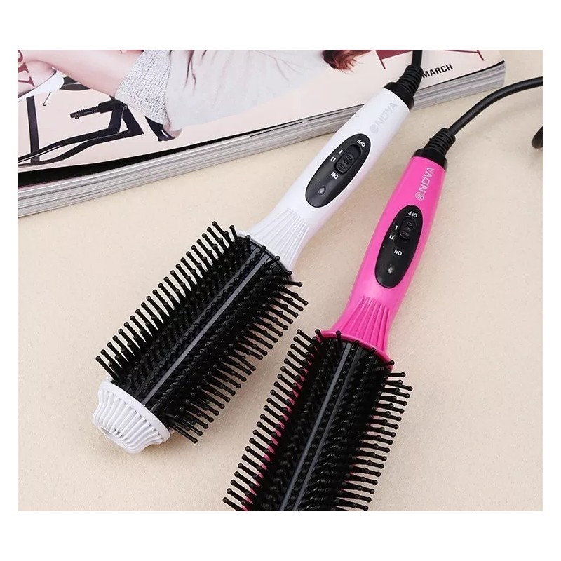 MODA LIKE Cepillo Alaciadora Automatico Para Cabello