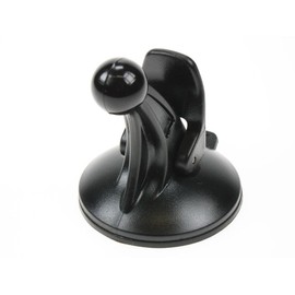 EKIND Universal Replacement Cradle and Removable Car Windscreen Windshield Suction Cup Mount 17mm Swivel Ball GPS Holder Compatible for Garmin GPS Nuvi -Black