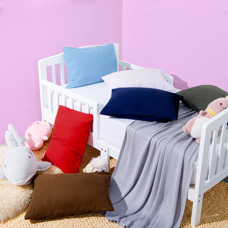 NTBAY Toddler Microfiber Pillowcases, Set of 2, White