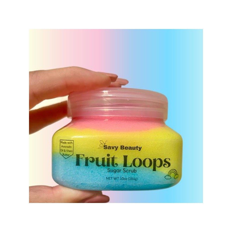 Fruit Loops- Whipped Hydrating Shea Sugar Scrub Body Care Lightweight