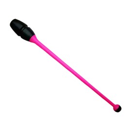 Harilla Kunstturnstab, Gymnastik-Tanzstangen, tragbares 41-cm-Sportinstrument für Studios, Weihnachtsprogramme, Erwachsene Turner, Rose Rot