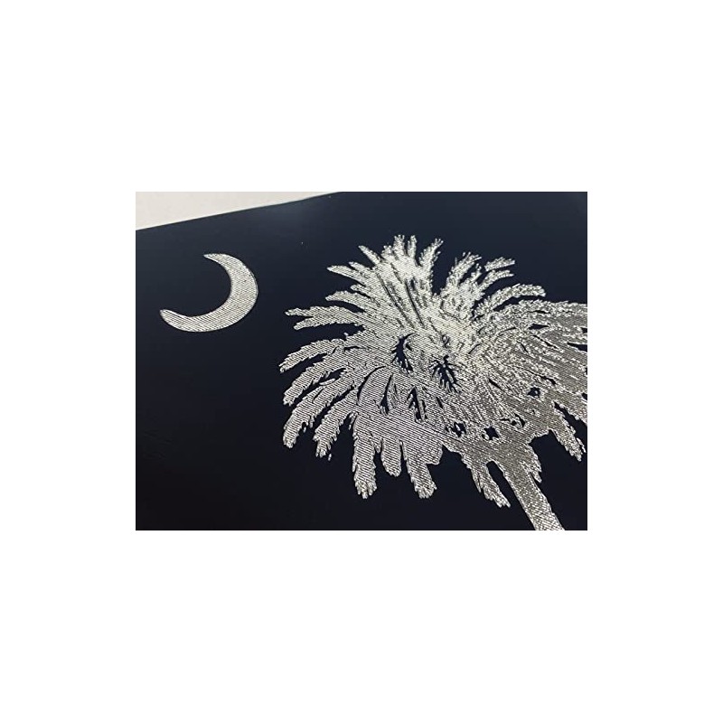 DEEP Engraved Classy SC Palmetto Tree Car Tag Etched Vanity