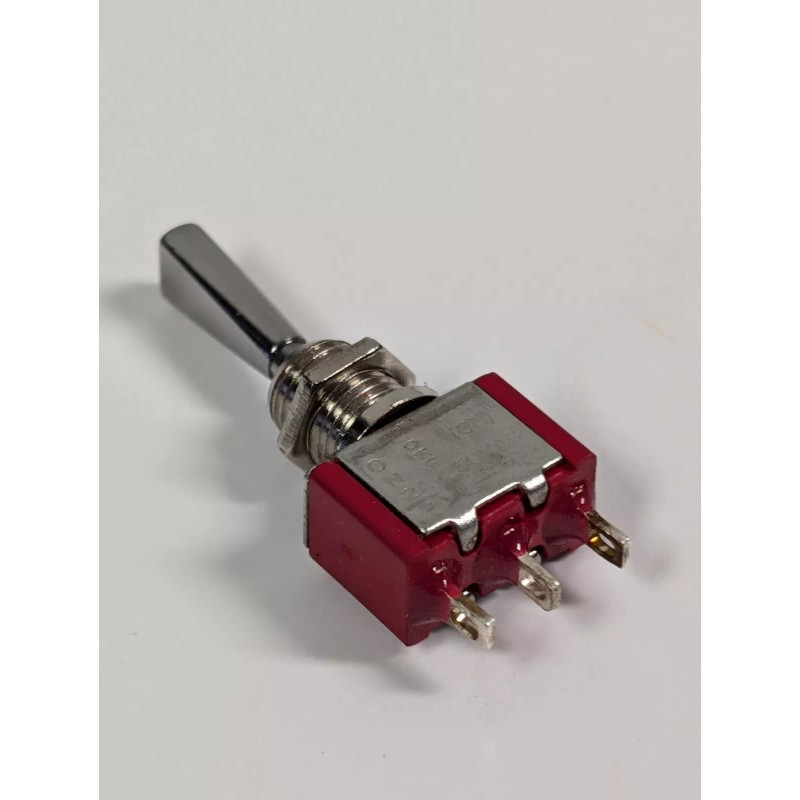 CES MINIATURE SPDT TOGGLE SWITCH (On-Center Off-Momentary-