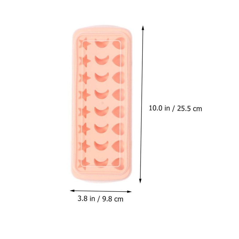 Zerodeko Light Pink Star Moon Heart Shape Ice Mold Food