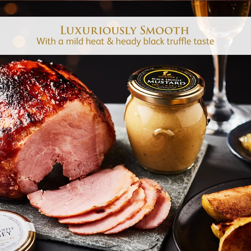 TruffleHunter - Black Truffle Dijon Mustard - 6.34 Oz