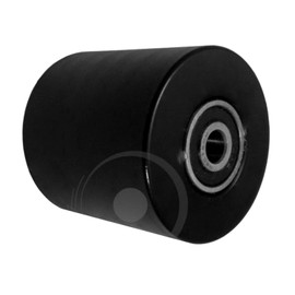 40 x 50 mm Bore 8 Plastic Roller Polyamide Double Storage Pallet Fixer Wheel for Pallet Truck Nylon Roller Diameter 40 mm with Ball Bearing