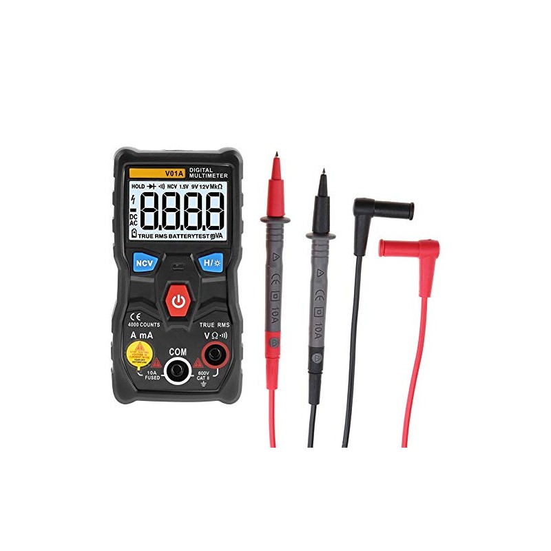 electronics multimeter Multímetro de rango automático, pantalla multímetro digital Probador
