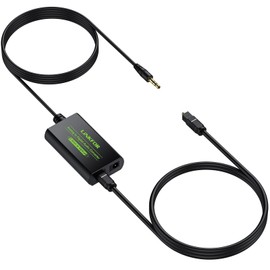 LiNKFOR 3.5mm to SPDIF Converter Analog to Digital Audio Adapter for Enhanced Sound Toslink Optical Output 3.5mm to Optical with Optical Cable for Amplifiers & Soundbars