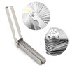 Universal Feeler Gauge Set Stainless Steel Thickness Gauge 32 Blades