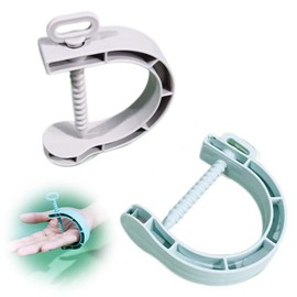 2 Pieces Acupuncture Massager, Acupressure Tool, Acupuncture Clip, Portable Massage Clips, Plastic Tiger Mouth Abrasion Clips, Pressure Point Massage Tool, Acupressure Clip